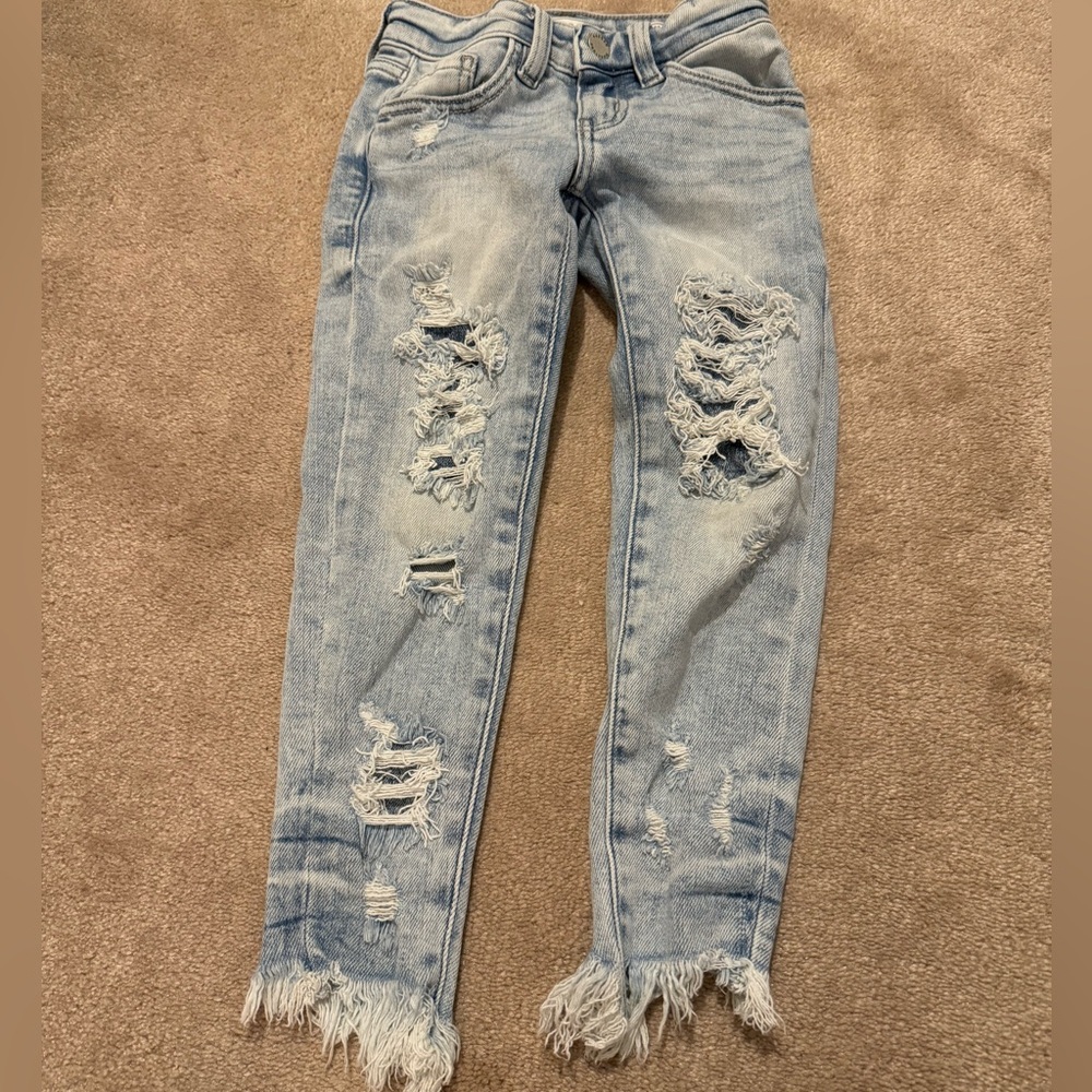 Girls Buckle Kancan Jeans